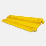 Heavy Duty Plastic Cable Protector 1000mm – Wide Channel Cable Ramp Road Safety Cover - Image 2