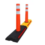 700mm Bollard Pole with Lane Divider - Image 2