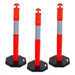 1200mm Reflective Plastic Bollards - Image 3